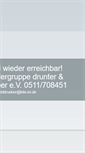 Mobile Screenshot of drunterunddrueber-hannover.de